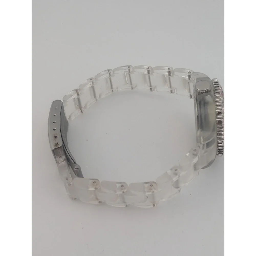 Alex's‎ Lemonade Stand by ElyseRyan Watch Women Clear Band- New Battery